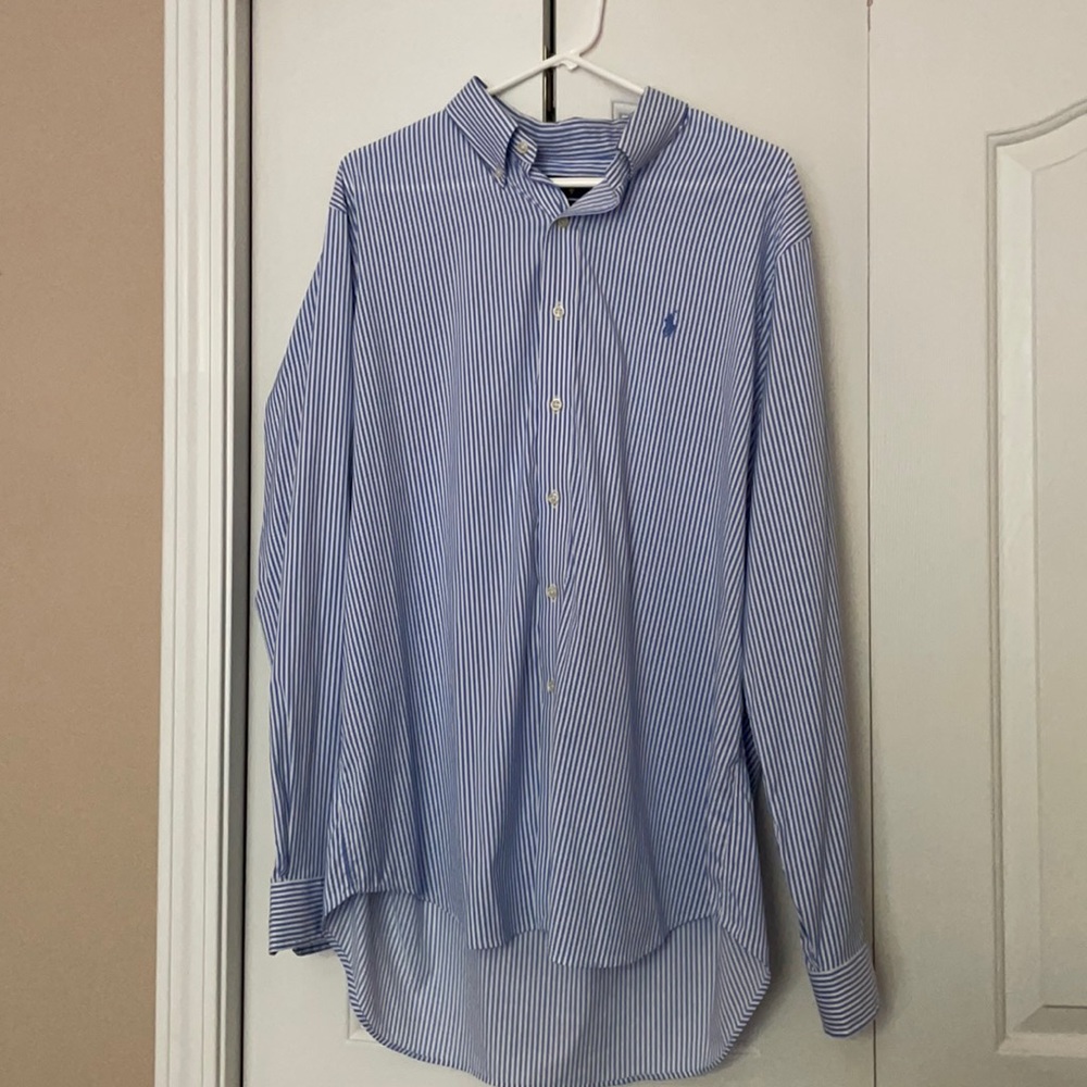 Men’s polo dress shirt